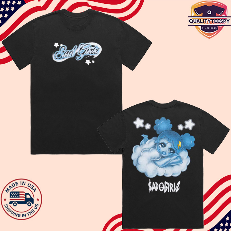 Sadgirl Blue Airbrush Pullover Merch