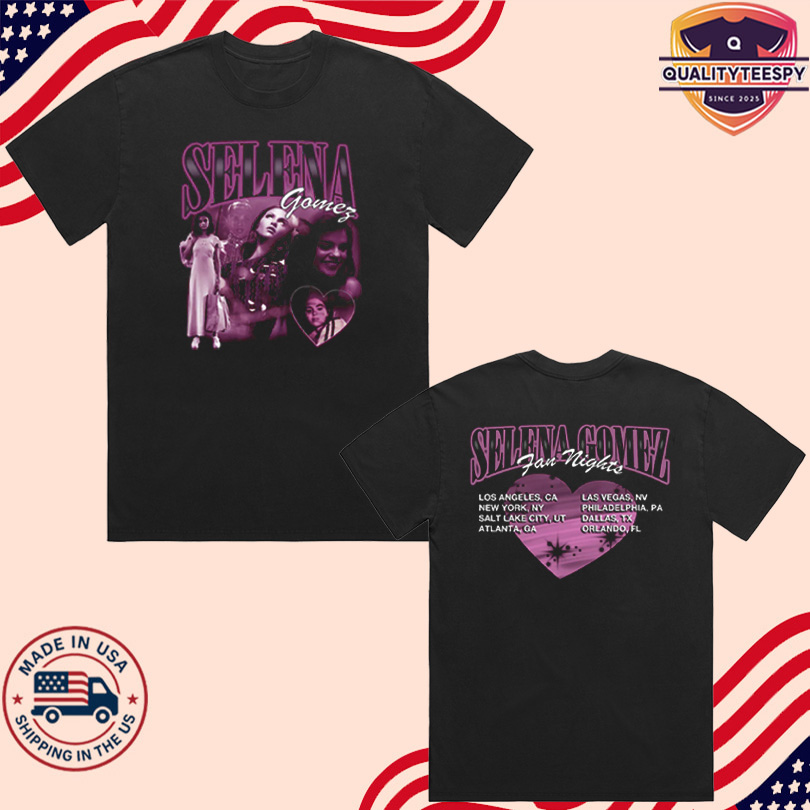 Selena Gomez Homage Tour Shirt