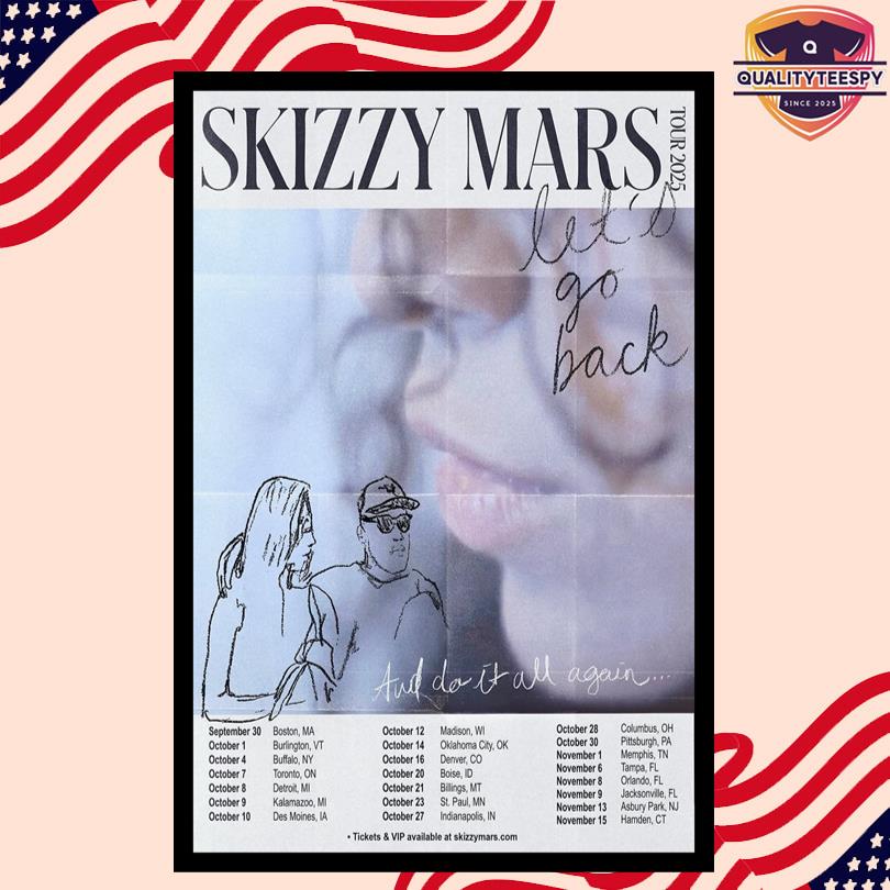 Skizzy Mars Tour 2025 Concert Poster