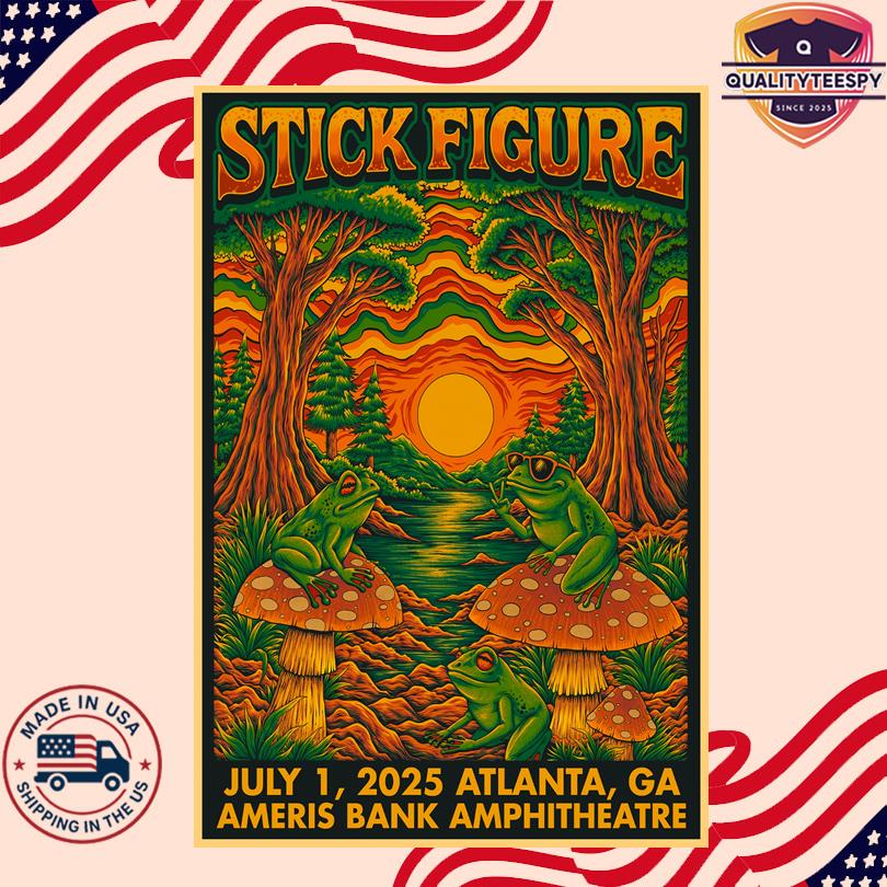 Stick Figure Ameris Bank Amphitheatre, Alpharetta, GA 01 Jul 2025 Poster