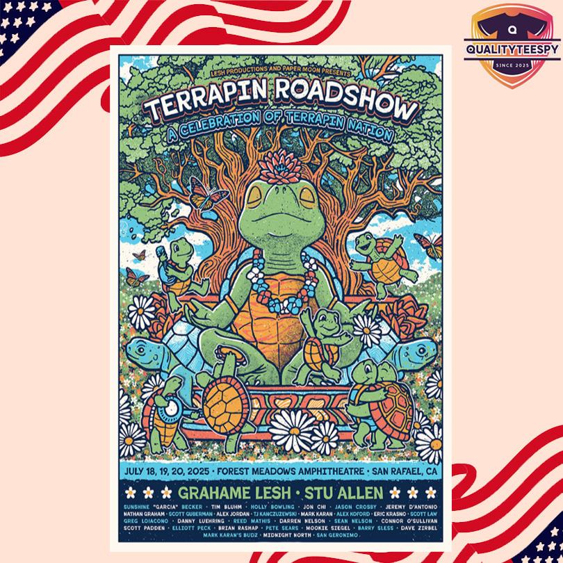 Terrapin Crossroads July 18-20 2025 San Rafael CA Poster