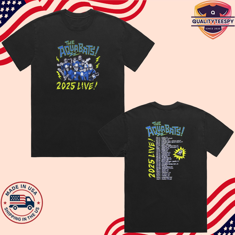 The Aquabats Live Summer 2025 Tour Shirt