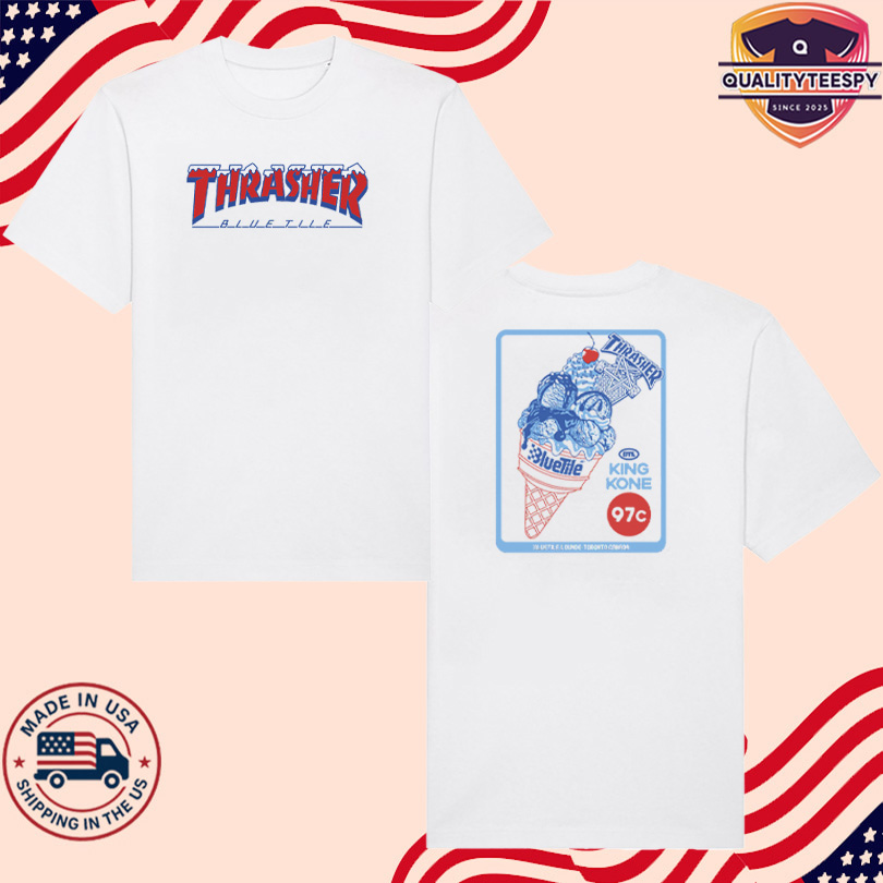 THRASHER x BLUETILE Summer 2025 T Shirt
