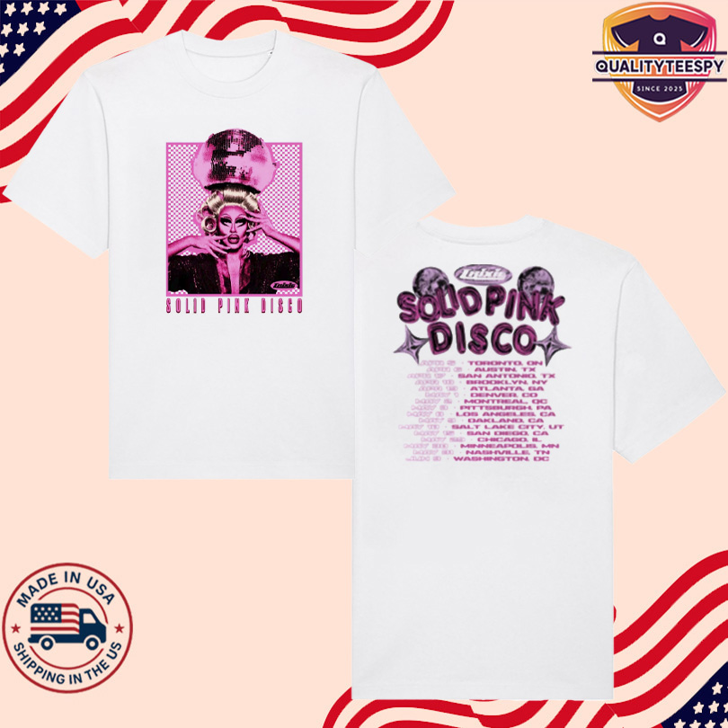 Trixie 2025 Solid Pink Disco Tour Shirt