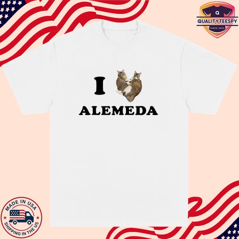 Txdxe I Love Alameda Cat Shirt
